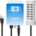 Salt Chlorine Generator, Briidea Chlorine Generator with USA Titanium Salt Cell, Designed for Hot Tubs & Swim Spas, Up to 2000 Gallons, Chemical-Free