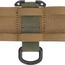 Tactical Gear Clip with D Ring Hook, T-Mount Molle Key Clip, Plastic Carabiner for Belt, Glove, and Outdoor Accessories