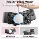 SEXYMOM Magnetic for iPhone 15 Case - Wireless Charging Compatible,Military Drop Tested Cover,Cute Floral Design for Women and Girls,Slim Fit Translucent Matte Phone Case - Roses