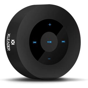 XLEADER Small Bluetooth Speaker (Travel Case Provided) Portable Wireless, HD Sound&Rich Bass, Touch Design, 12H Playtime, Support Aux Input, Micro SD, Mic, for Laptop PC Office Bathroom, Car, Gifts