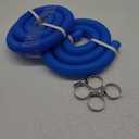 Pool Hoses Pool Pump Replacement Hose, 1.25 x 59 inch Above Ground Pool Hoses Tubes Compatible with Intex Filter Pump 607, 603, 637, 2 Pack Hose 4 Clamps Poolhose-2Pcs