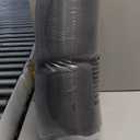 Seat Cushion Anti-Slip Bottom Design Pressure-Reducing Hip Waist Support Memory Foam L-Shaped Integrated Office Chair Seat Cushion (Black Gray)