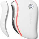 ProSculpt Heated Gua Sha Facial Massager Electric Guasha Tool for Face Sculpting, Relaxation & Skincare | Soothing Vibration Facial Massage Tool with Contoured Design (White)