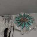 DREAMSOUL 13" Dia Wind Spinners Outdoor with 5 Prong Stakes, Kinetic Wind Spinner Metal Spinners for Yard and Garden