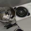 GANIZA Food Processors, Electric Food Chopper with Meat Grinder & Vegetable Chopper - 2 Bowls (8 Cup+8 Cup) with Powerful 450W Copper Motor - Includes 2 Sets of Bi-Level Blades for Fruits/Meat/Nuts (Black)