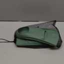 Gintenco Swim Fins, Kids Swim Training Fins for Lap Swimming, Travel Size Flippers with Mesh Bag, Silicone Swimming Fins for Kids Teens Adults Women Men (S(Jr 2-3/ US Women 3-5), Green)