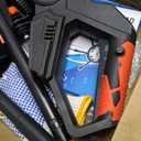 21V Cordless Weed Wacker Lawn Edger, 4.6lbs Lightweight Battery Powered String Trimmer, 4-in-1 Brush Cutter with Metal Blades, Wire Brush & Guide Wheel for Garden Edging (2 Batteries, 2.0Ah)