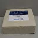 Therapedic 100% Egyptian Cotton Queen 6-Piece Sheet Set  Naturally Cooling & Breathable Sateen, Preshrunk Garment Wash, 16" Deep Pocket Fitted Sheet, Bonus Pillowcases, Soft & Durable - Fog