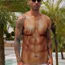 RAISEVERN Mens Tank Tops Summer Sleeveless Tee Cool Workout T-Shirts Beach Novelty Undershirts (XL)