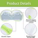 Shappy 6 Pieces Bra Washing Bag for Laundry Mesh Wash Lingerie Underwear Brassiere Washing Bags with Zipper for Women Laundry Storage (7.87 Inch,Green)