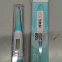 Boncare 10 Seconds Oral Thermometer for Adults and Kids - Accurate & Safe Rectal Thermometer for Baby with Fever Alarm, Digital Thermometer (Blue Green)