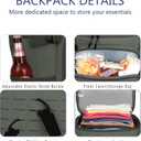 Cooler Backpack, 30 Can Backpack Cooler 4-Sided Cold Retention Technology, Lightweight & Hands-Free for Beach, Camping