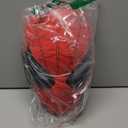 Spider Hero Mask with Moving Eyes and LED Lights, Ring Remote, Halloween Roleplay Mask Costume for Teens and Men, Realistic Full Face Cosplay Prop for Christmas & Birthday Parties