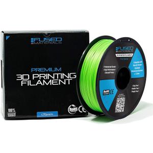 Fused Materials PLA 3D Printer Filament Fused Materials - 1kg Spool, 1.75mm, Dimensional Accuracy +/- 0.03 mm