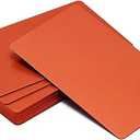 Thick Aluminum Metal Business Cards Anodized Aluminum 86 X 54 X 0.8mm 15 pcs (Orange)