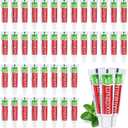 100 Tubes Travel Size Toothpaste in Bulk, Disposable Mini Mint Compact Small Pocket Size Essential Toothpaste for Vacation Hotel Shelter Homeless Nursing Home Charity Camping Single Use 0.17 oz/ 5g