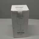 KDG Simple Cordless Table lamp, Portable Bedside 5000mAh LED Desk Lamp, 3 Brightness Levels Emergency Light, Linen Lampshade for Living Room, Bedroom, Dining Room, Night Light (Black) (Black + Beige Lampshde (2 Pack))