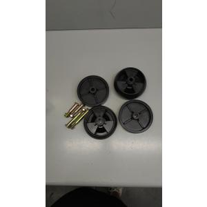 HQPASFY 4 Pack 734-0973 Deck Wheels 734-04155 Deck Wheels Compatible with Cub Cad et XT1-LT46, MTD, Craftsman T240 42" 44" 46" 50" Deck Lawn Mower Replace# 112-0677 112-0337