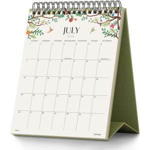 Jotsome Small Desk Calendar 2026-2027, 16 Months Standing Flip Calendar (6"x7.5") from March 2026 to June 2027, Double-Sided Design Aesthetic Desk Calendar with To Do List, Gift for the Holidays