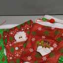 Christmas Gift Doll Bags with Drawstring, 8x10in 3D Christmas Goody Gift Bags Small Fabric Xmas Candy Bag, Burlap Treat Xmas Reusable Gifts Wrapping Bag Holiday Party Favors Decor Santa Sacks