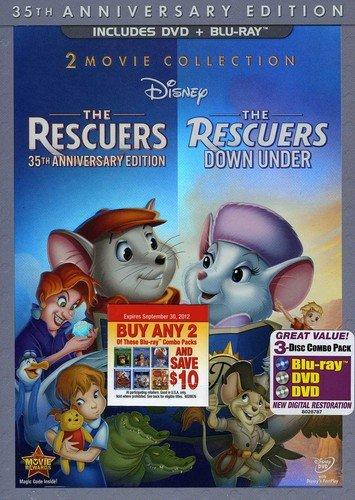 The Rescuers: The Rescuers / The Rescuers Down Under, 35th Anniversary Edition [Blu-ray]