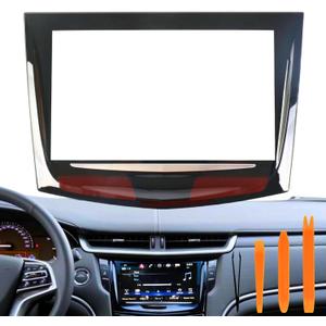 CUE Touch Screen Replacement for 2013 2014 2015 2016 2017 Cadillac ATS CTS ESCALADE SRX XTS ELR Gel-Free CUE Infotainment Screen Display with Free Tools