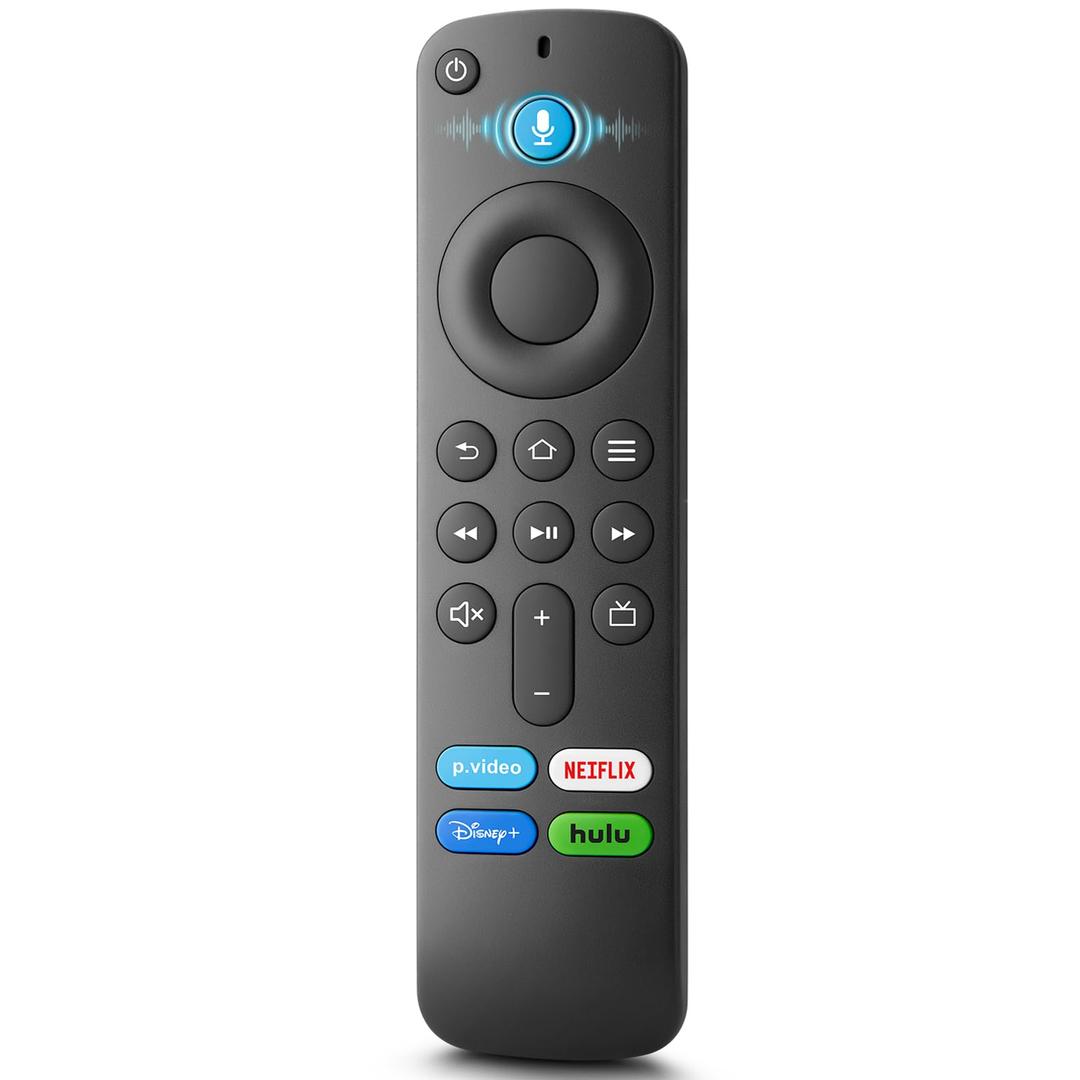 Voice Replacement Remote Control Compatible with Fire TV Stick,TV Cube and Amazon Fire Smart TVs