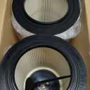 2 Pack Red Stripe Cartridge Filter Compatible with Craftsman 17816 9-17816 Wet Dry Vac fit 5 Gallon and Larger Vacuum Cleaner