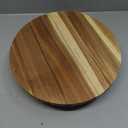 Juvale Round Acacia Wood Cake Stand for Wedding - Wooden Cake Stand for Appetizers and Desserts (12.75 Inches)