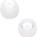 3 x Silicone Replacement Earbud Tips Earbud Covers Eartips Fit Most in-Ear Earbuds(Inner Hole 3.8mm -5.1mm) Headphone Ear Bud Replacement Tips 9 Pairs S M L