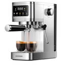 SHARDOR Espresso Machine 20 Bar, Professional espresso machine with milk frother and Touchscreen, Expresso Coffee Machines with Adjustable Temperature,for Cappuccino, Latte