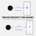 MiTag Bluetooth Tracker for Android, Works with Google Find Hub (Find My Device), Smart Tracking Tag, Item Finder for Keys, Wallet, Luggage, Pets, Bags, IP67 Waterproof (4 Packs)