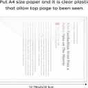 JIKIOU 30pcs Plastic Envelopes, Clear Reusable Poly Envelope Waterproof File Folder with Snap Button, Us Letter/A4 Size