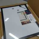 Quartet Magnetic Whiteboard, 17 x 23 inches White Board, Dry Erase Board, Black Frame (MWDW1723M-BK)