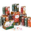 25 Pcs Christmas Books Advent Calendar Boxes for Countdown Diy Christmas Advent Calendar Boxes Decorations for Fireplace Mantel Window Decor Shelves Table Centerpieces Decor(Cute)