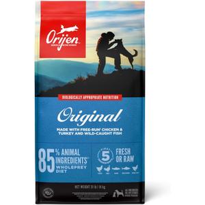ORIJEN Grain Free High Protein Dry Dog Food Original Recipe 31lb Bag