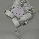 SUNVIE 2 Pack LED Up Lights Indoor, 3W Spot Lights for Indoor Use with 3000K Warm White, 120V Spotlights for Plants Pictures Artwork Uplighting & Accent Lighting, 5.9 FT Plug Cord with Foot Switch