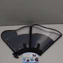 Soft Dog Cone for Dogs After Surgery, Breathable Pet Recovery Collar for Large Medium Dogs, Adjustable Dog Cone Collar, Elizabethan Collar (L, Black) (L (Neck: 16.5-18.3"))