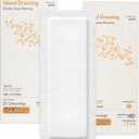 Bordered Gauze Island Dressing 4x14-25 Adhesive Island Dressings for Wound Protection - Good for Hospitals, Medical Facilities, First Aid Kits, and More