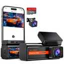 Dash Cam Front and Rear, 4k+1080P Dual Dash Camera for Cars, Veement S80 WiFi Mini Dashcam with App,1.47” Display Car Camera, Night Vision,24H Parking Mode, G-Sensor, Loop Recording, Support Max 256GB