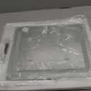 FENNIO Vanity Mirror with Lights - 15"x12.6" LED Lighted Makeup Mirror, Large Makeup Mirror with Lights, Touch Screen with 3-Color Lighting, Dimmable, for Vanity Desk Tabletop, Bedroom (White)