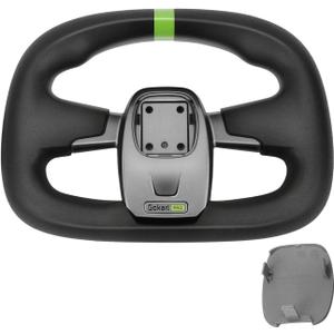 Steering Wheel Kit Compatible with Segway Ninebot Gokart Electric Kart Replacements Accessories (Black for Gokart Pro)