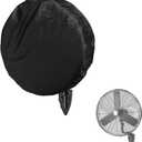 Wall Mount Fan Cover,Suitable for 18-20 Inch Industrial Fan and Pedestal Fan,Waterproof Dust Proof Anti-UV Outdoor Fan Covers,Black