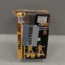 YELLOW JACKET Car Jack Stands 3 Ton with Double Locking and Large Foot Base for Lifting SUVS, Heavy Duty Steel, 6600 lb Capacity, 1 Pair, Yellow