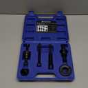 Power Steering Pulley Puller Installer Tool Set, Power Steering Pump Pulley Removal Tool Compatible with Ford, GM, VW and Chrysler Vehicles (blue)