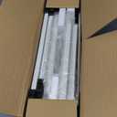 Lazzanto NightStand Bedside Charging Table Bedroom - Night Stand with Charger Station, White Modern Bed Side End Table with Open Shelf & 2 Fabric Drawers, USB-C Port & AC Outlets for Dorm, Living Room