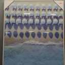 Colorful White Umbrellas Poster Print - Boho Wall Art Decor, Photo Wall Art for Home & Office (24x18 in | 60x45 cm, 1) Unframed)