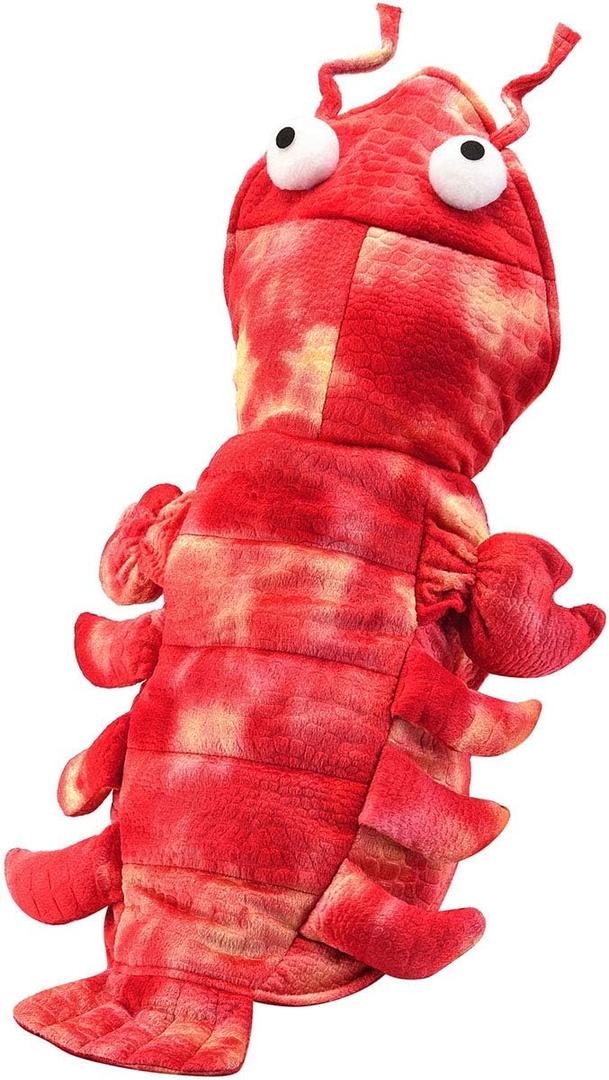 Mogoko Dog Cat Lobster Costume, Pet Halloween Cosplay Dress, Puppy Red Hoodie Warm Outfits Clothes(XL Size) (16.5"Neck Girth, 20.0"Chest)