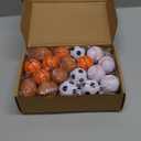 WELLVO Sports Party Favors 36 Pack 1.6 inch Sports Stress Relief toys Goodie Bags Stuffers Mini Foam fidget toys for Stress Anxiety Relief Classroom Prizes Kids Return Gifts Birthday Party Favors Toys