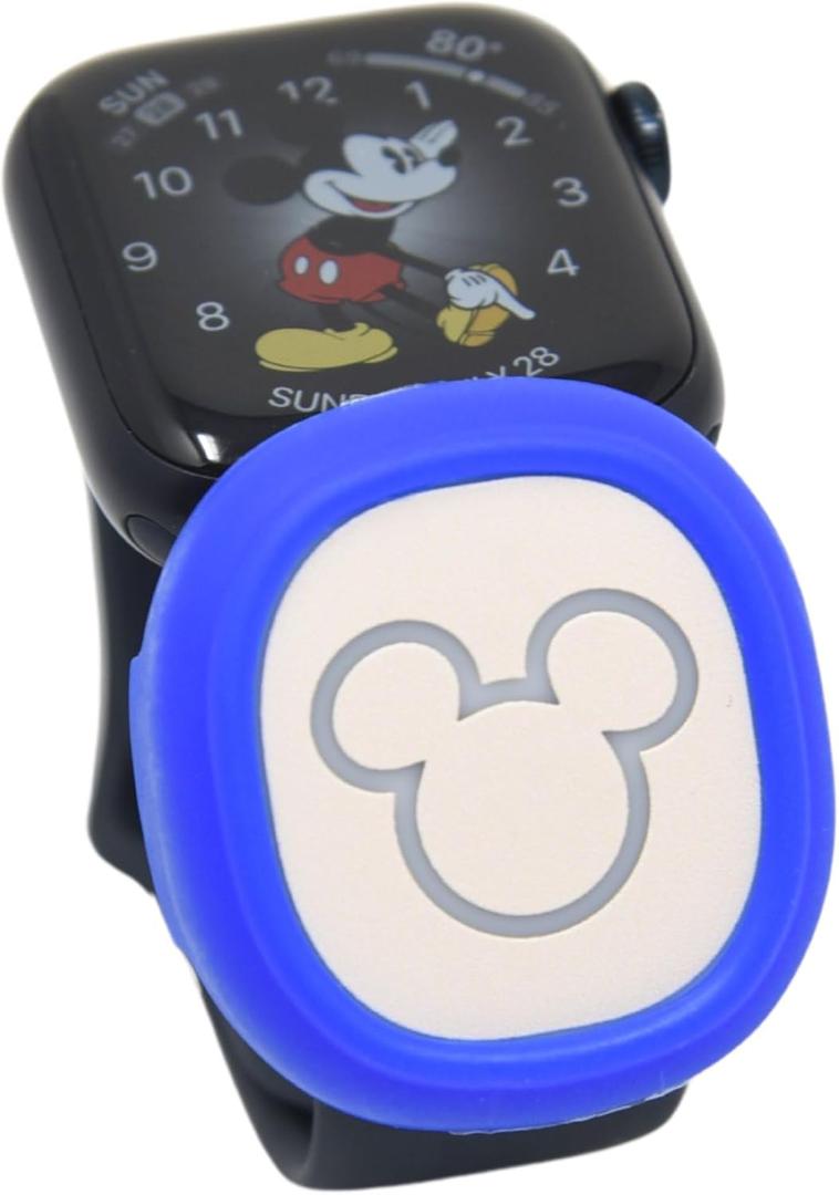 Luke3DP Watch Adapter Compatible with New 2022 Disney MagicBand+ Disney Magic Band Plus (Dark Blue)